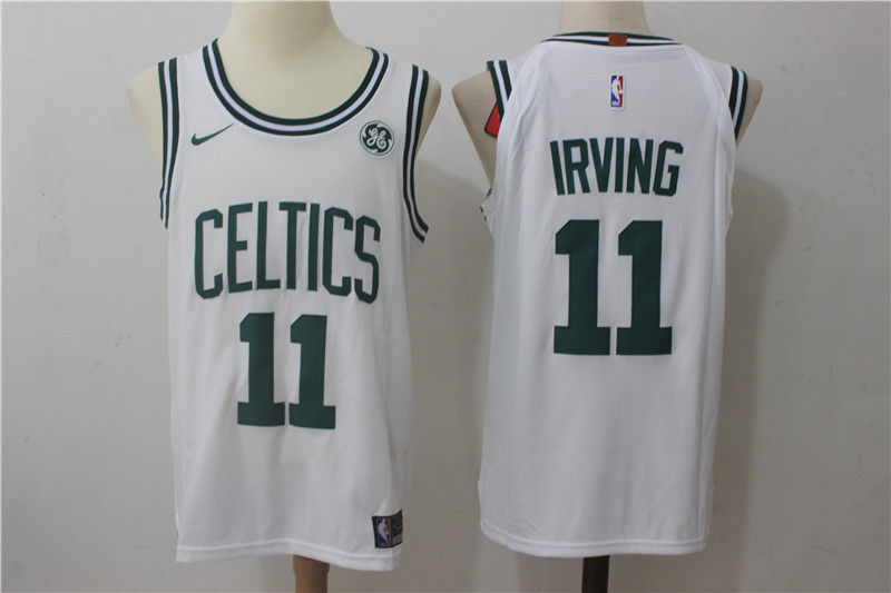 Men Boston Celtics #11 Irving White Game Nike NBA Jerseys->boston celtics->NBA Jersey